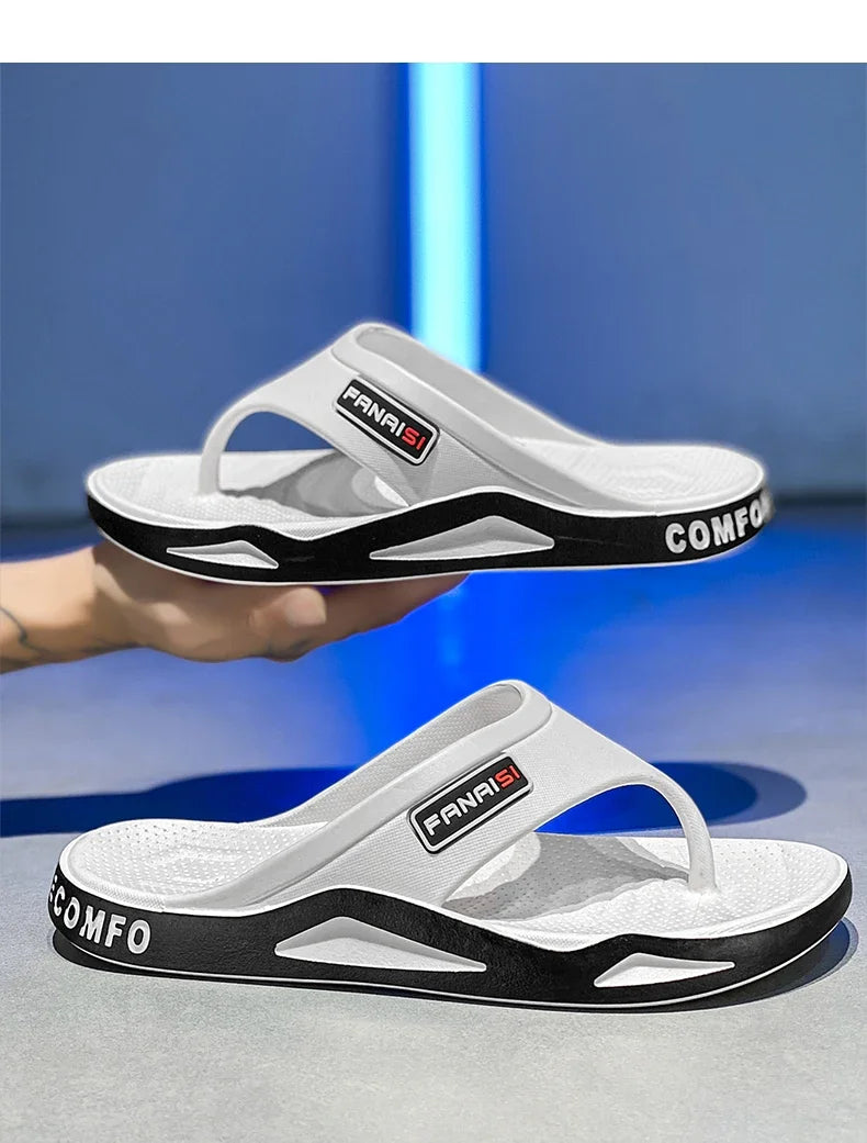 Summer Men's Flip-flops Sports Beach Sandals Men Casual Outdoor Fashion&trend Comfortable Shoes House Flip Flops Home Shoes
