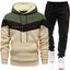 Paris Fashion Men's Hoodies Set Daily Casual Sports Hooded Sweatshirt and Jogger Pants Male Urban Trend Warm Pullover Tracksuit