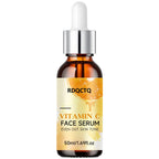 RDQCTQ Vitamin C Whitening Serum Remove Freckles Dark Spots Fade Melasma Melanin Brighten Repair Dull Face Essence Skin Care