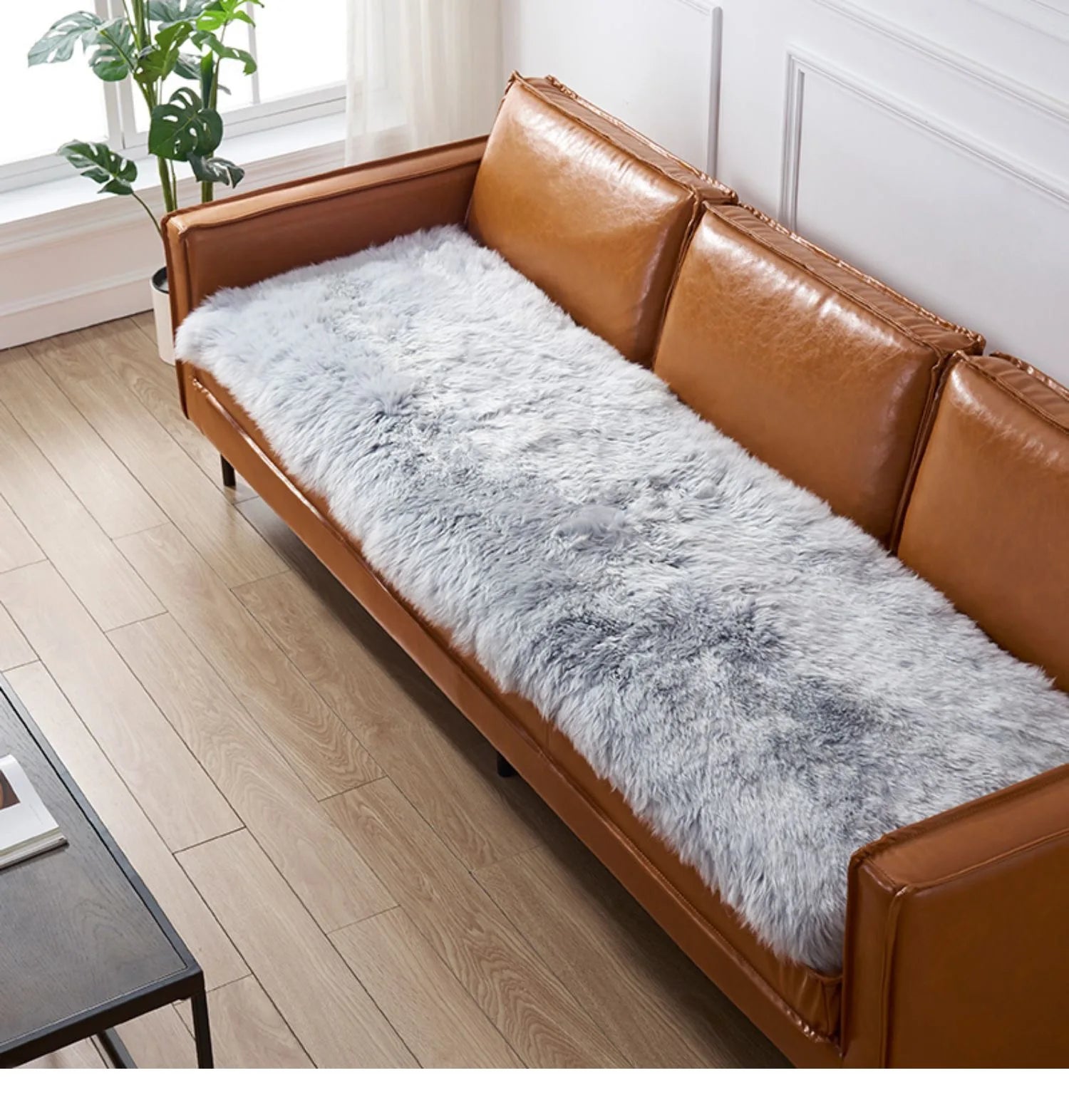 Customized Australia Lamb Wool Rug 100% Pure Sheepskin Seat Cushion Real Sheep Hair Fur Mat