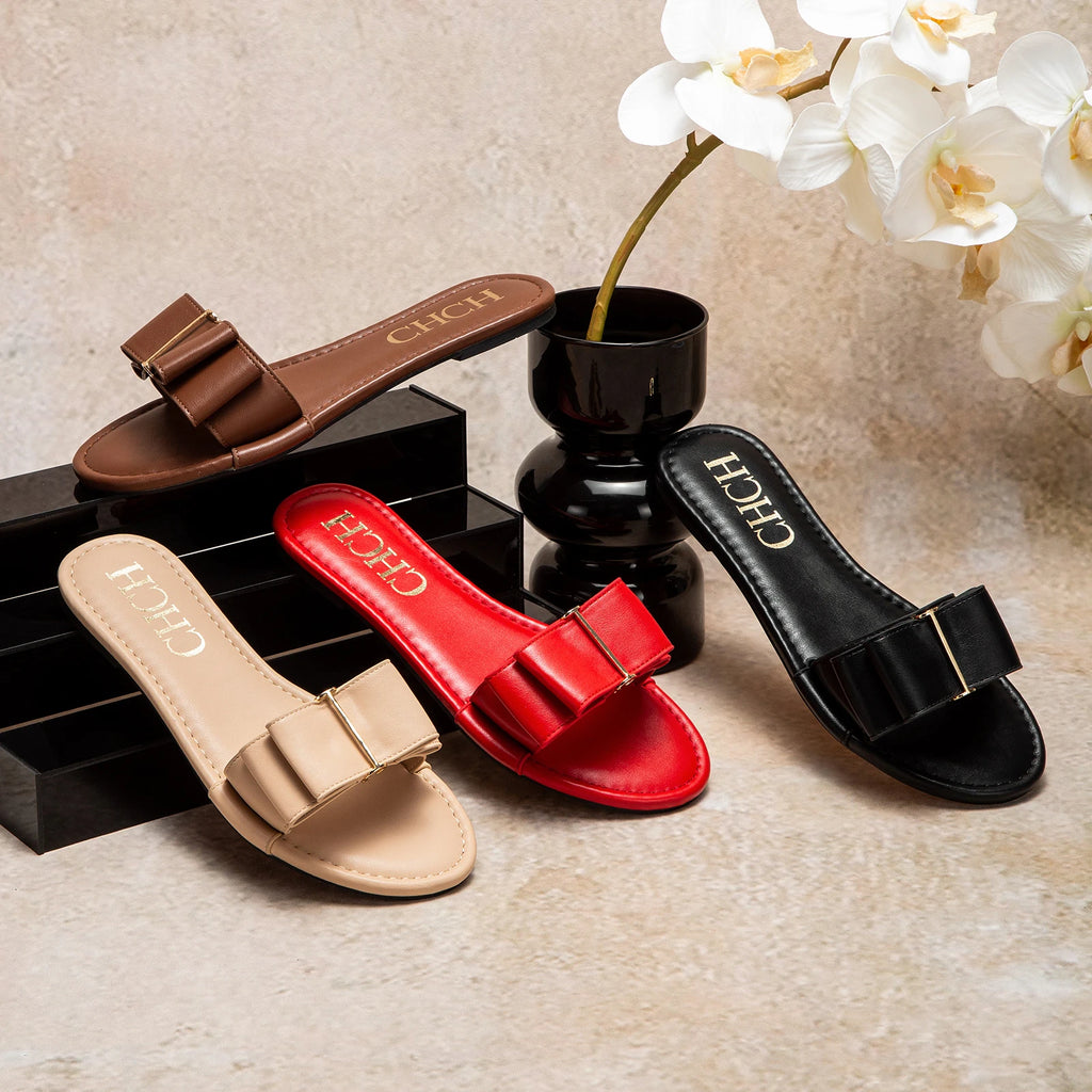2026 NEW Slippers high quality PU flat women's shoes red shoes luxury brand new listing