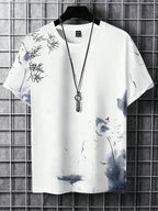 Simple Fashion Ancient Style T Shirts For Men Summer Trendy Crew Neck 3D Printed T-Shirts Loose Streetwear Harajuku Kids Tees