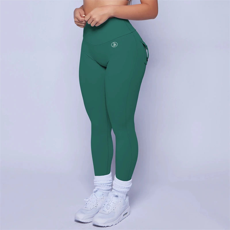 High Waist Gym Leggings – Peach Lift Yoga Pants