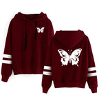 Women Tracksuit Casual Daily Hoodies Quality Single Piece Stripe Sweatshirt and Sweatpants Comfort Outdoor Jogging Autumn Winter
