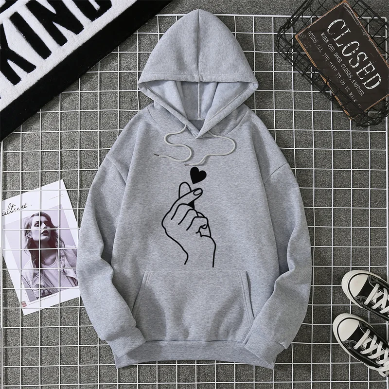 2025 Winter New Women's Hoodie High Street Unisex style Double Pockets Sweatshirts Outerwear Plus-Size Women's Clothing CYXX241