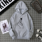 2025 Winter New Women's Hoodie High Street Unisex style Double Pockets Sweatshirts Outerwear Plus-Size Women's Clothing CYXX241