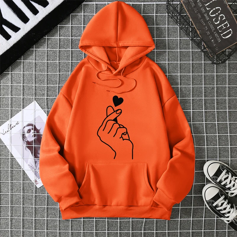 2025 Winter New Women's Hoodie High Street Unisex style Double Pockets Sweatshirts Outerwear Plus-Size Women's Clothing CYXX241