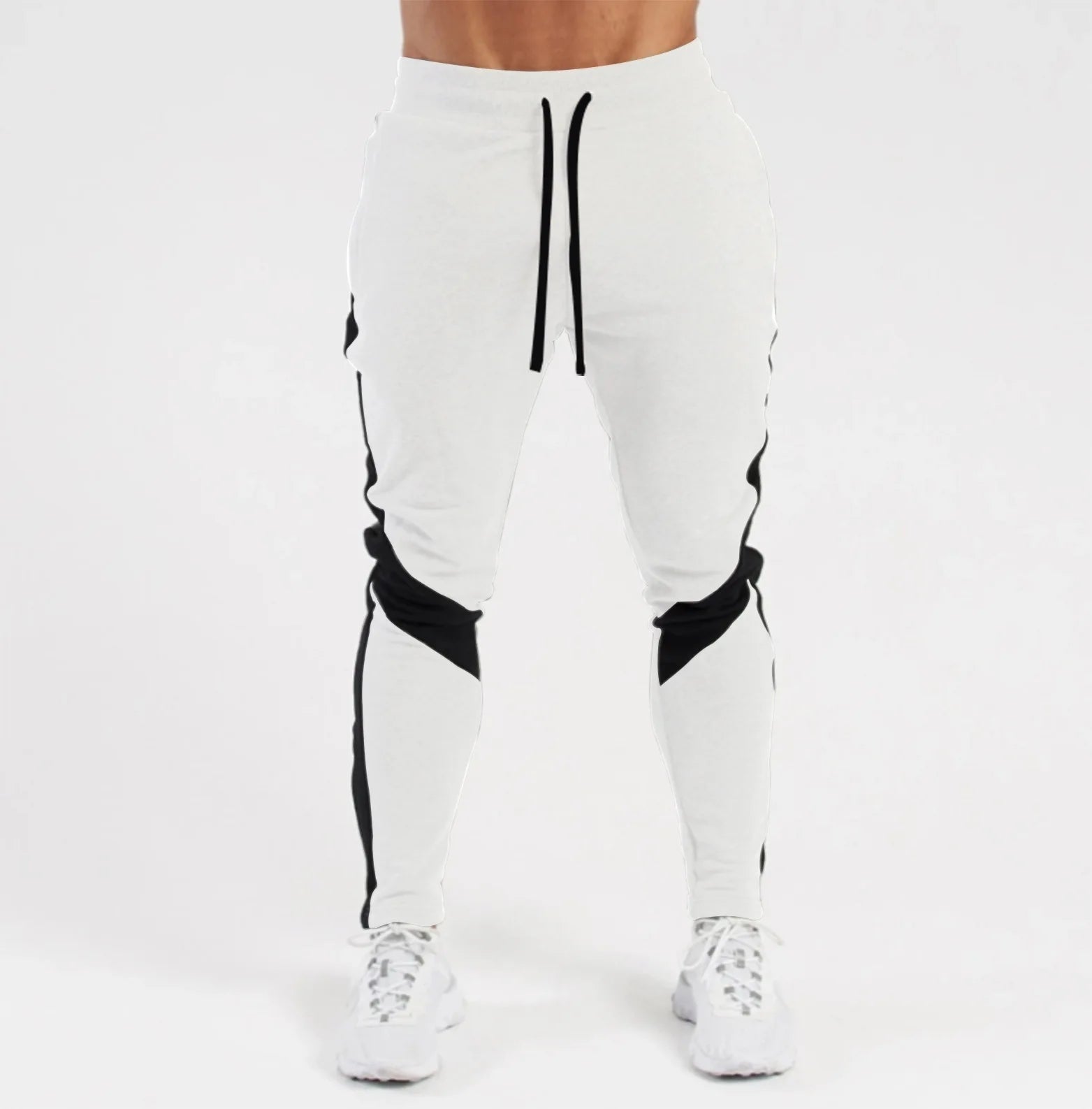 Men Fashion Quick Dry Pants Lightweight Hiking Jogging Running Trousers Breathable Workout Gym Ankle Tied Athletic Pants