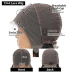 Bob Wig Human Hair 13X4 HD Lace Frontal Short Straight Lace Front Bob Wigs for Black Women Human Hair Wine Red 99J Burgundy