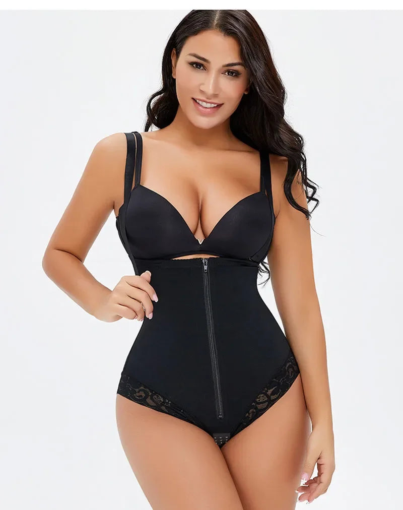 AfuliA Full Body Shaper Fajas Colombianas Reductive Girdles Flat Belly Slimming Belt Waist Trainer Butt Lifter Shapewear Corsets