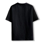 New Men's Casual T Shirt Ant Wrinkles T-Shirt Summer Half-Sleeved Loose Fashion T Shirt Base Shirt Solid Handsome Short-Sleeved