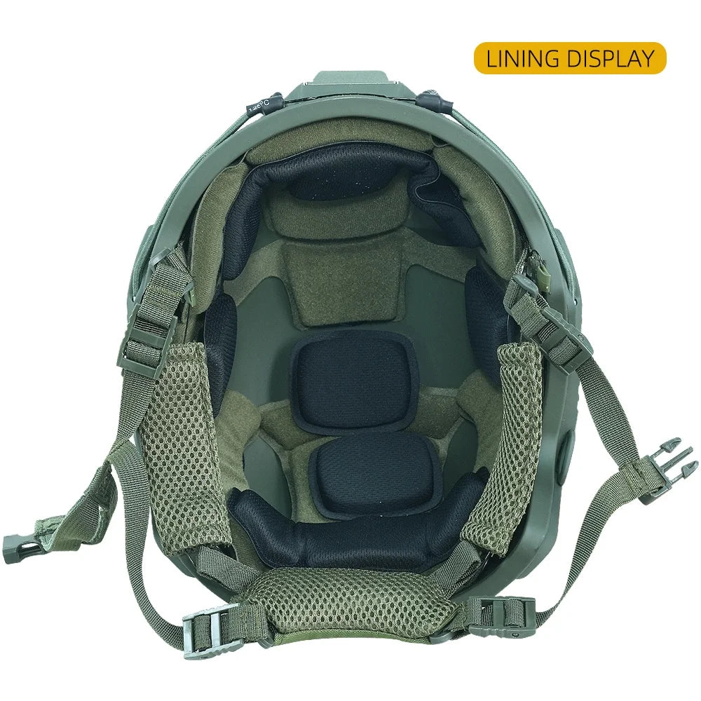 BOOIU Fast Tactical Helmet Wendy Suspension System Fiberglass Outdoor Activity Training Safety Riot And Rapid Protection Helmet