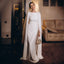 Muslim Wedding Dresses Brides Hijab  Cape Sleeve Straight Modest Bride Dress vestidos de novia 2025 Wedding Gowns Customized