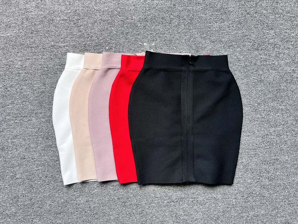 Women Bandage Pencil Skirt High Waist Crisscross Bodycon Mini Skirts High Street Evening Club Party Top Quality Nightwears