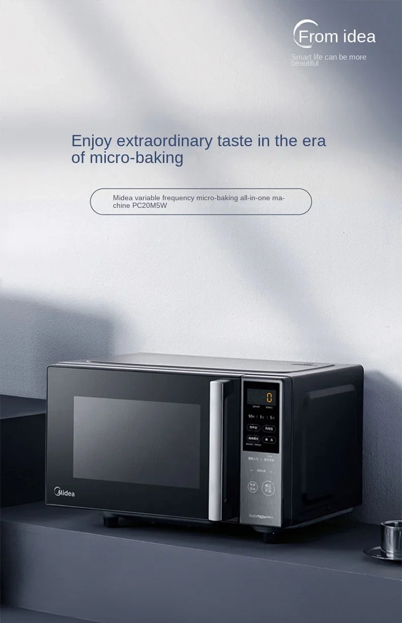 220V Midea Microwave Oven Flat Panel Microwave Baking All-in-One Machine Electric Oven Efficiency for Kitchen A