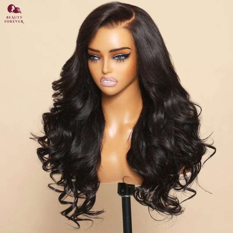 Beautyforever 3D Body Wave 7x5 Bye Bye KNOTS Glueless Wig Human Hair Ready To Wear Brazilian Human Hair Wig Fits All Size Heads