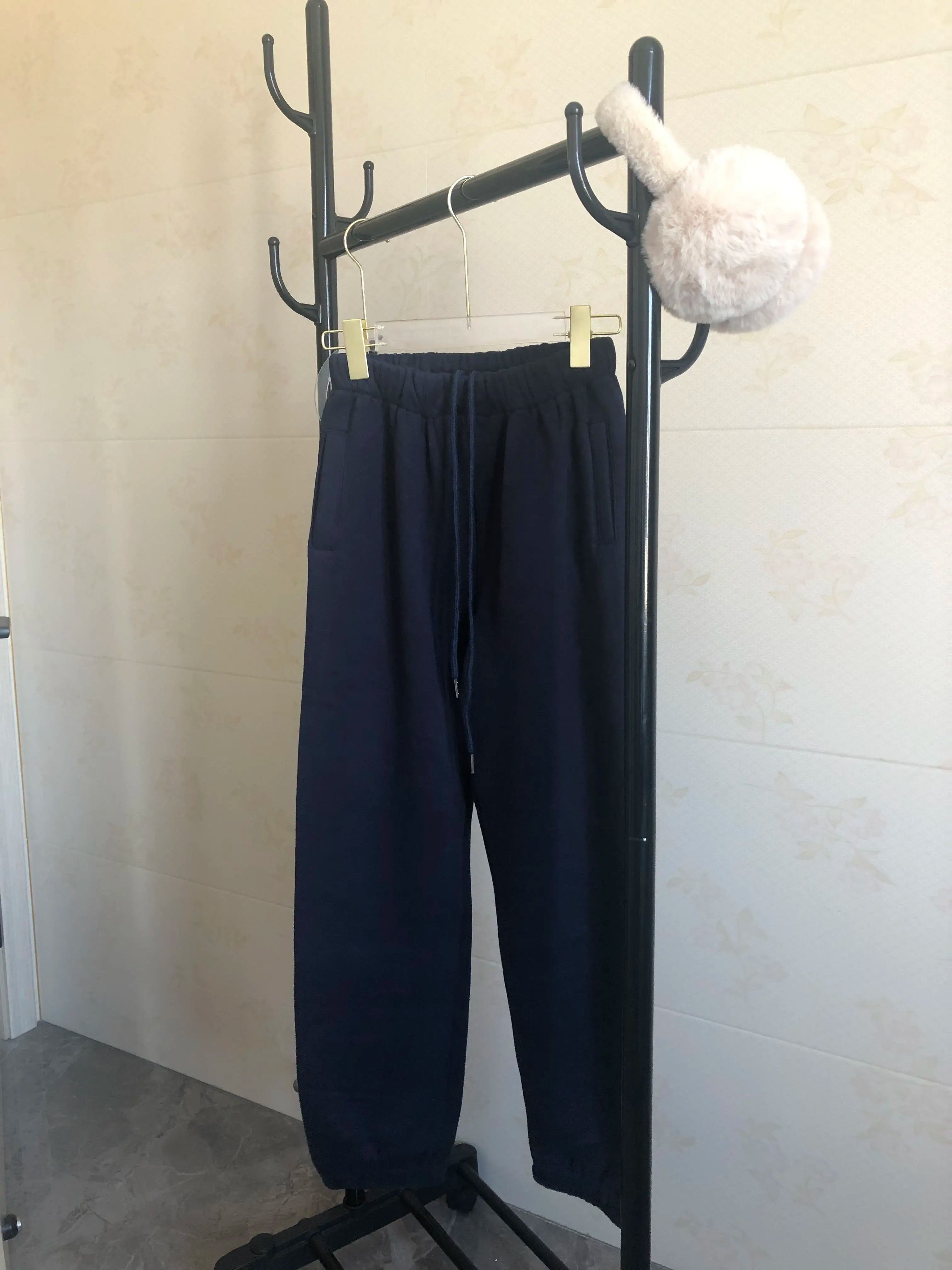Wholesale Fleece Hoodie with Jogger Pant Sweat Suit Fall Winter 2 Piece Set Tracksuit Women Sports Outfit Two Piece Solid Casual