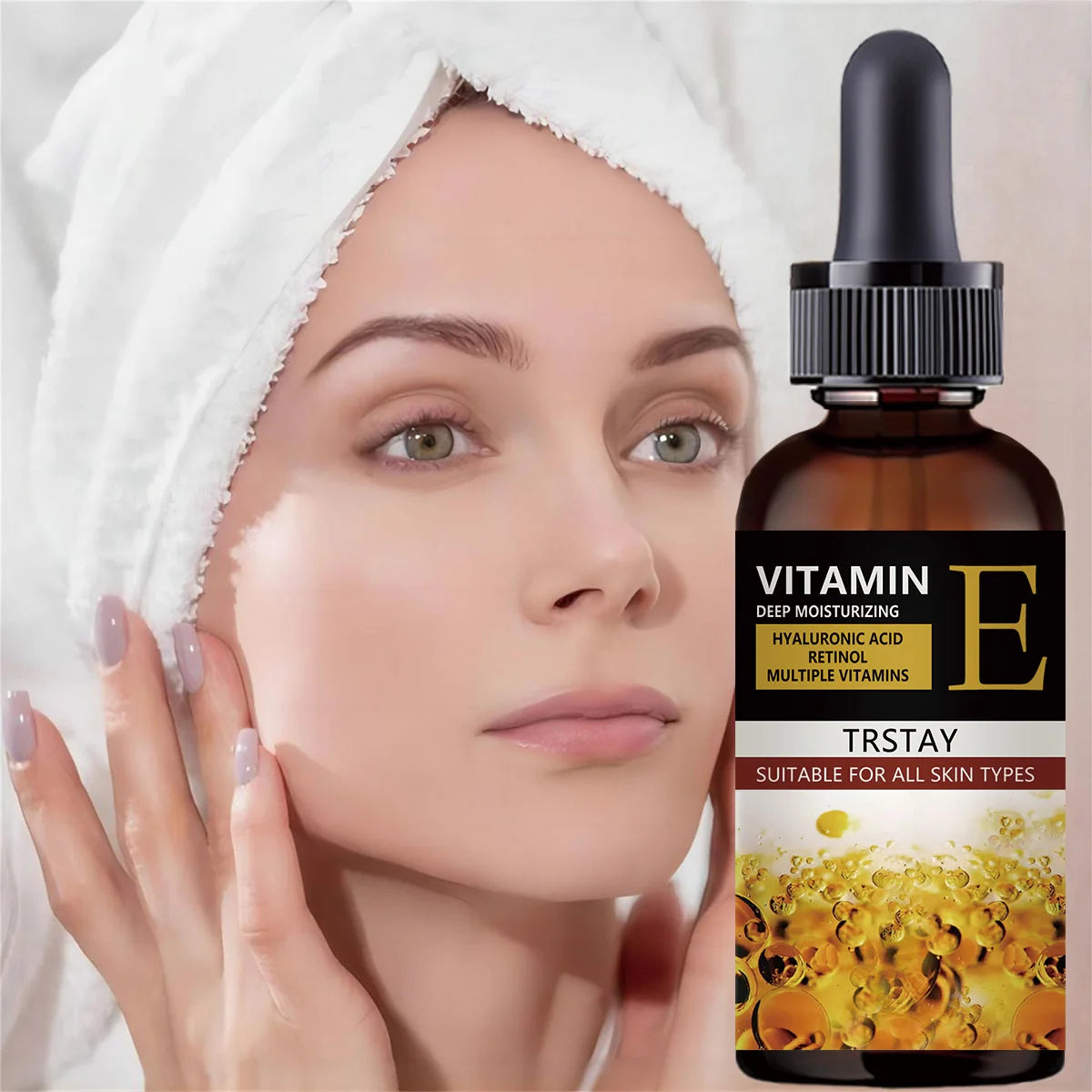 vitamin e anti wrinkle formula supreme care essence moisturizes, reduces fine lines and wrinkles, and increases skin elasticity Main image