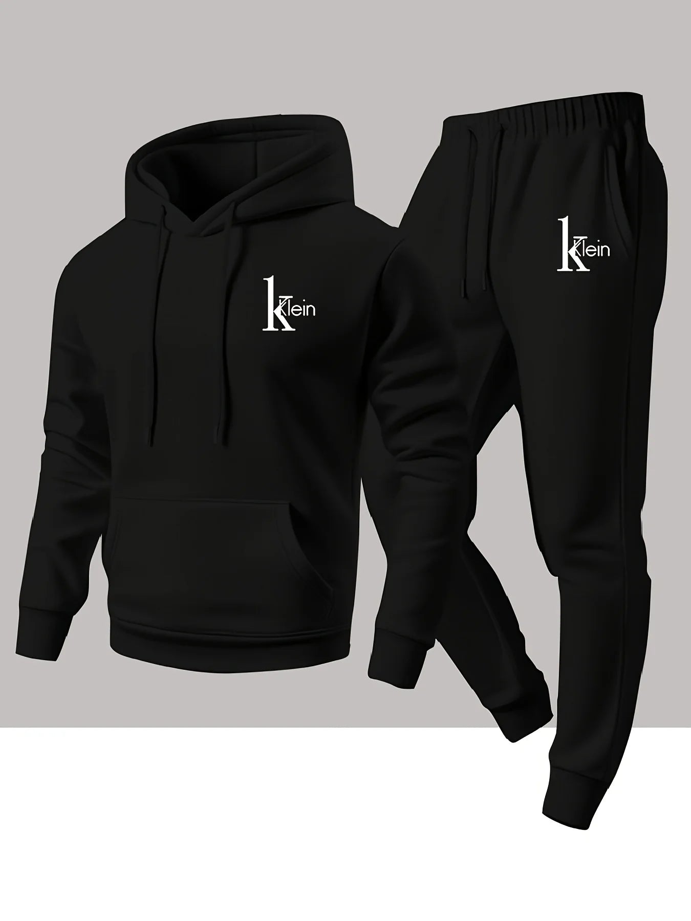 Autumn Winter Fashion Bestsellers Men Women Hooded Sweatshirts+Pants Two-piece Set Daily Outdoor Fitness Casual Warm Sportswear Main image