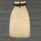Ombre Straight Bulk Braiding Hair 100% Brazilian Virgin Remy Human Hair Extensions 613 Blonde Color Natural Hair Piece