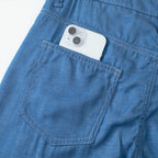 Men's summer slim fit soft blue imitation jeans comfortable casual youth pants outdoor versatile slim fit handsome slim fit pant