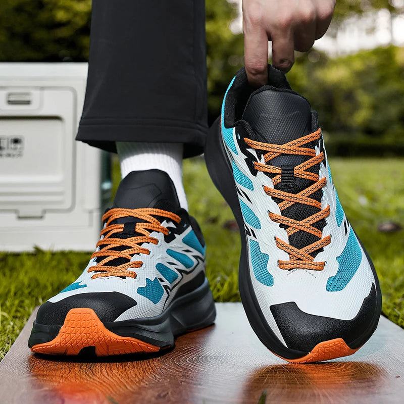 Wide Toe Men Running Sneakers Minimalist Barefoot Shoes Lightweight Breathable Zero Soles Outdoor Man Casual Walking Sport Shoes Secondary image