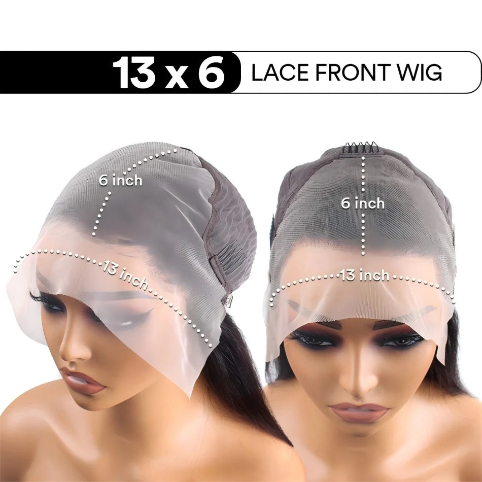 30 Inch Natural Black 360 Lace Front Straight Human Hair Wigs HD Transparant Full Lace 5X5 Glueless Wigs Human Hair Pre Plucked