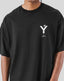 ONE POINT LYFT Print Big T Shirt Men Running Sport Gym Fitness Training Oversize 100% Cotton T-shirt Mens Bodybuilding Tee Tops