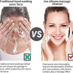 Silicone Face Scrubber for Men and Women Facial Cleansing Brush Silicone Face Wash Brush Manual Cleansing Skin Care Face Brushes
