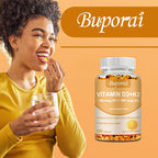 Vitamin D3 + K2 - Promote Calcium Absorption for Strong Bone, Joint, Skin, Immune, Vision and Heart Health - 120 Capsules