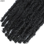 14 12 inch Butterfly Faux Locs Crochet Hair Braids Pre looped Distressed Goddess Butterfly Soft Locs Crochets Braids Cheveux Lok