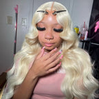 Blonde 613 Human Hair Wigs Straight Hd Lace Frontal Wig 13X6 Brazilian Wig For Black Women 30 40 Inch Lace Front Wig 230 Density