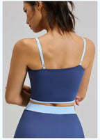 Women's Yoga Sports Bras Padded Gym Top Beauty Back Workout Crop Top Adjustable Shoulder Strap Fitness Bra Tight Yoga Wear