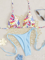 Bikini Print Swimsuit Beach Sexy Ladies Swimwear Seaside Vacation