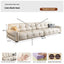 Italian Minimalist Sofa Modern Luxury Living Room Couch Straight Sofa Set Persons Genuine Leather Upholstered Furniture JT40