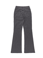 Men Jeans Boot Cut Solid Jean Wide Leg Denim Pant Distressed Washed Full Ankle Length Pockets Zipper Fly High Waist Basics