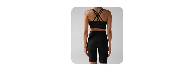 Workout Sportswear 2PCS Piece Female Women Active Wear Sports Tank Top Women Gym Workout Leggings Booty Bum Leggings