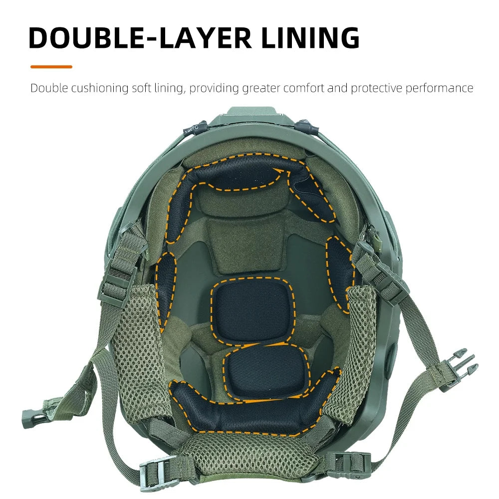 BOOIU Fast Tactical Helmet Wendy Suspension System Fiberglass Outdoor Activity Training Safety Riot And Rapid Protection Helmet