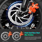 1200W All-terrain Electric Motorcycle, 48V18Ah Adult Electric Dirt Bike, 28MPH, 5-speed Variable Speed, Load Capacity of 500LBS