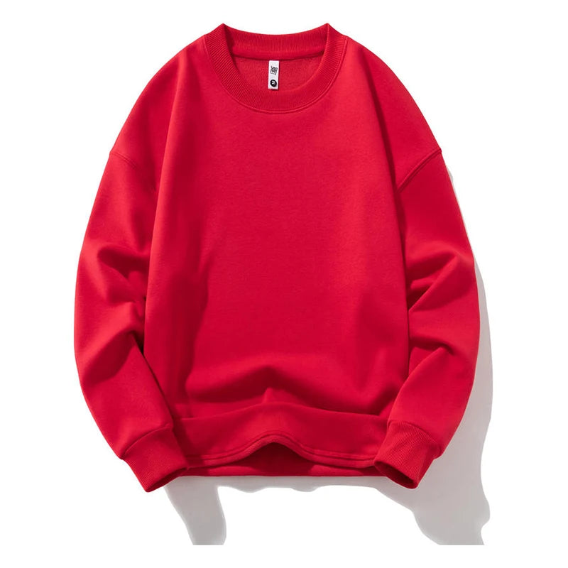 Customizable Thick Sweatshirt for Man Women Plain Hoodie Sweater Autumn Winter Fleece Sweatshirts Logo Original Design