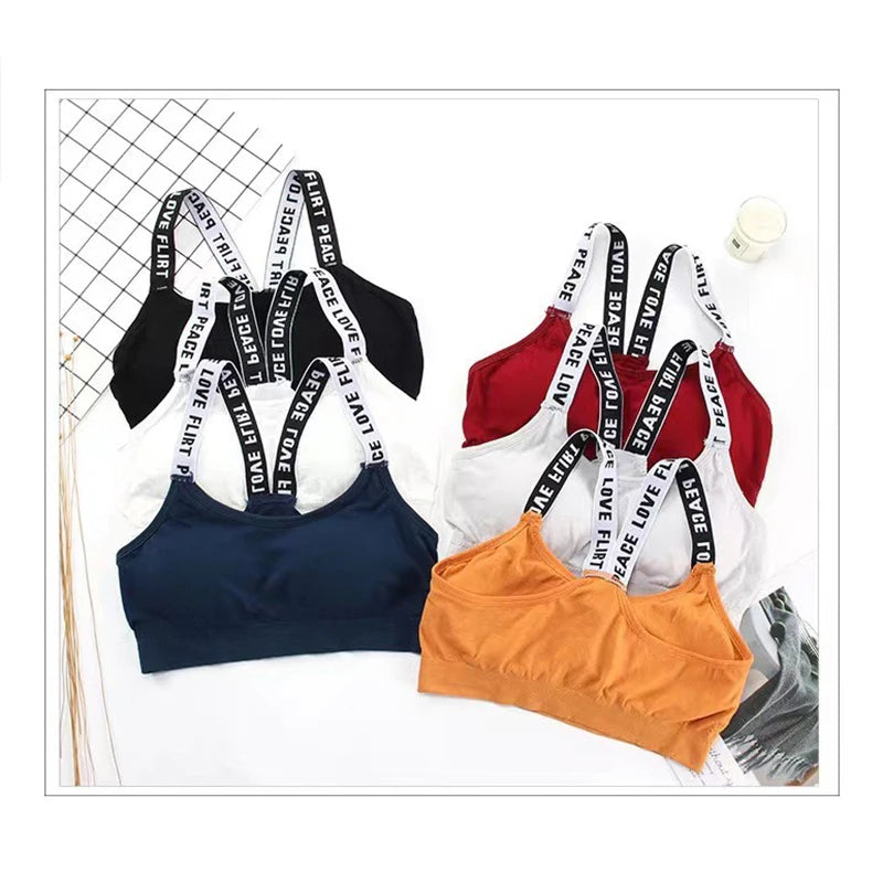 Push Up Sports Bra – Fitness Yoga Tank Top