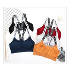 Push Up Sports Bra – Fitness Yoga Tank Top
