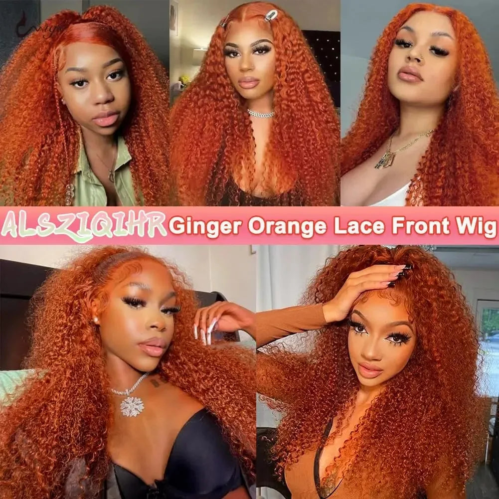 Rose Pink Small Curls Lace Front Wig 13x4 HD Deep Wave Frontal Wig for Women Synthetic Lace Frontal Wig Pre Plucked Daily