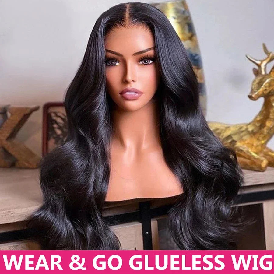 Glueless Wig Human Hair Ready To Wear Body Wave Human Hair Wigs Human Hair Lace Frontal Wig Choice Cheap Wigs On Clearance Sale