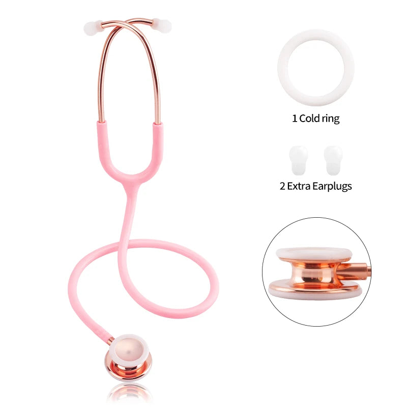 Medical Double Sided Stethoscope Professional Portable Cardiology Stethoscope Medical Equipment Nurse Doctor Stethoscope