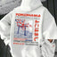 Men's autumn and winter casual fashion loose Tokyo pattern printed long sleeved hooded sweatshirt warm pullover
