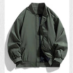 2026 autumn new men's pilot jacket fashion casual light solid color baseball uniform sportswear jacket, DIY LOGO S-4XL