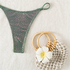 Sexy Push Up Bikinis Sets for Women Swimwear Micro Thong Swimsuits Back Kontted Bathing Suit Brazilian Bikini Mujer Beachwear