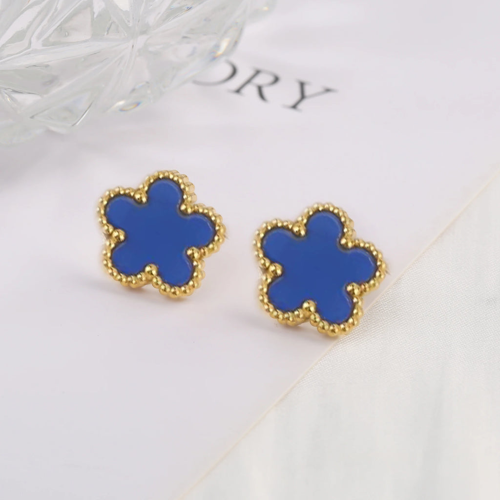 Hot Sale Stainless Steel Laser Five Leaf Flower Petal Adjustable Clover Bracelet Classic for Woman Girl Brand Jewelry Party Gift