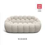 Italian Minimalist French Internet Celebrity Bubble Soccer Cream Styling Sofa Design